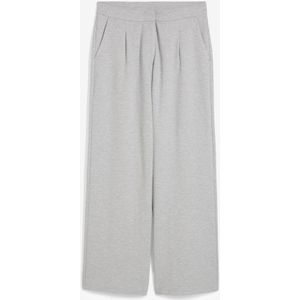 Relax broek met wijde pijpen van viscose-mix