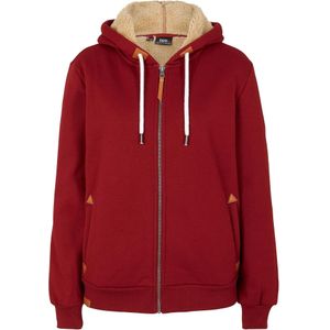 Sweatvest met teddy voering