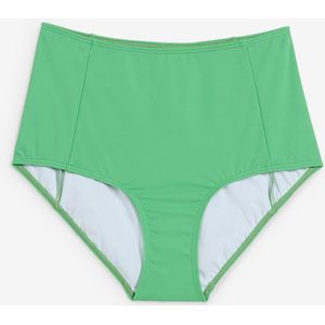 High waist bikinibroekje met gerecycled polyamide