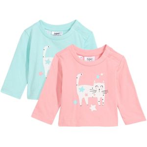 Baby longsleeve van biologisch katoen (set van 2)