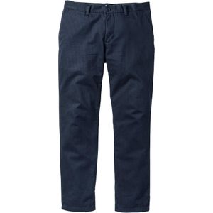 Regular fit chino van puur katoen, straight