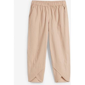 3/4 broek in een lichte linnenmix