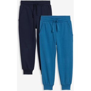 Joggingbroek van een zachte katoenmix (set van 2)