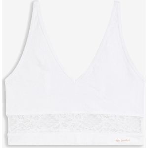 Naadloze Feel Comfort bralette met sierlijk kant
