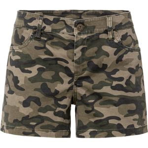 Short met camouflageprint