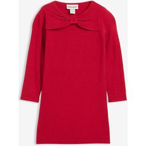 Gebreide jurk in een zachte viscosemix