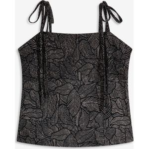 Top van jersey crêpe