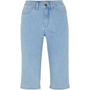 Slim fit high waist jeans bermuda