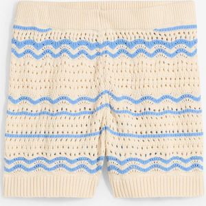 Short van een luchtige katoen-linnenmix