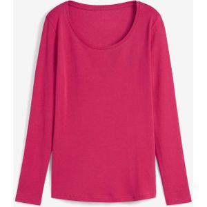 Katoenen Longsleeve - Ronde Hals