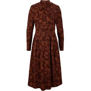 Jersey jurk met print, lange mouw