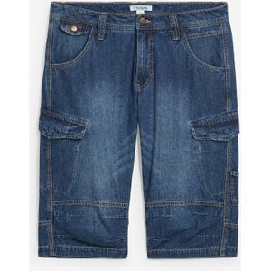 Lichte jeans cargo bermuda, relaxed fit