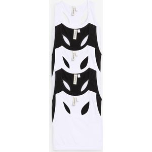 Bralette met zacht biologisch katoen (set van 5)