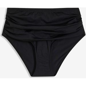 Licht corrigerend high waist bikinibroekje met plooien