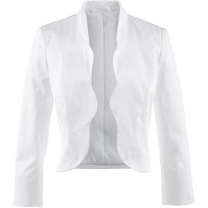 Bolero met gegolfde rand