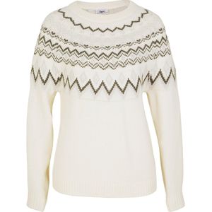 Noorse trui met hooggesloten hals