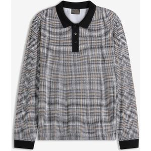 Piqué poloshirt met lange mouwen