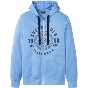 Sweatvest met capuchon en comfort fit