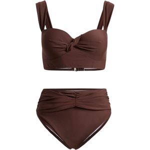 Balconette bikini met gerecycled polyamide (2-dlg. set)