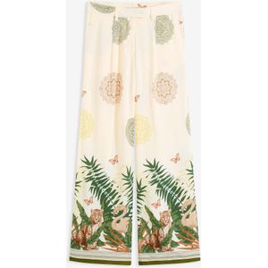 Wijde broek van viscose