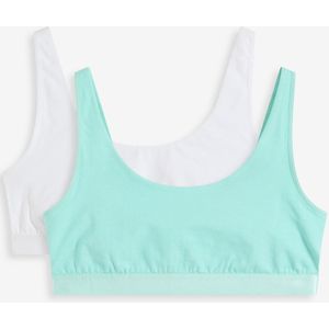 Bralette met biologisch katoen (set van 2)