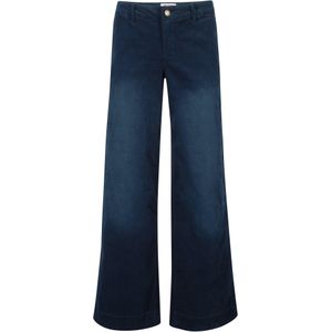Stretch corduroy broek, wijd