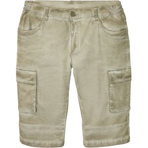 Lange cargo stretch bermuda met comfort fit, regular fit