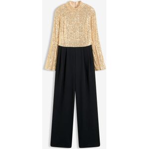 Jersey jumpsuit met pailletten