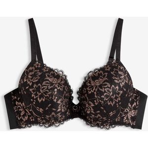 Voorgevormde bh met glanzend garen