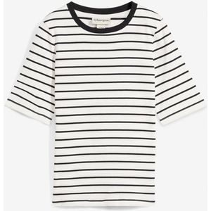 T-shirt van zwaar biologisch katoen