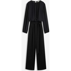 Jumpsuit met chiffon en glitters