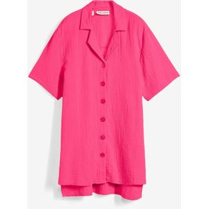 Lange mousseline overhemdblouse