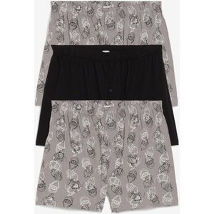 Wijde boxershorts van biologisch katoen (3-pack)