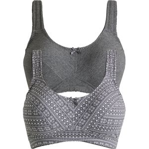 Bh zonder beugels met biologisch katoen (set van 2)