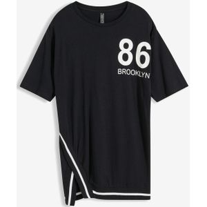 Shirt met oversized schouders