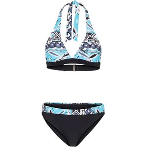 Halter bikini (2-dlg. set) met gerecycled polyamide