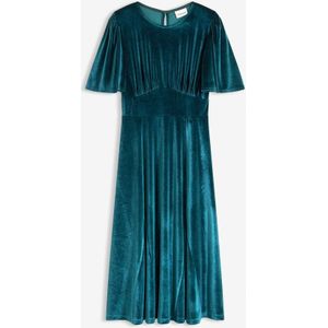 Midi jurk van zacht fluweel