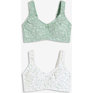 Bh zonder beugels (set van 2) met biologisch katoen