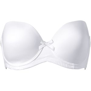 Strapless bh met beugels en gerecycled polyamide