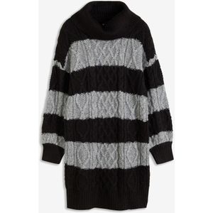 Gebreide jurk met strepen