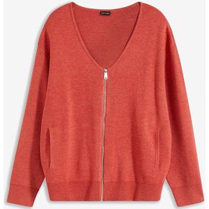 Oversized gebreid vest