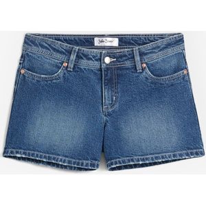 Stretch jeans short, mid waist