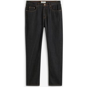 Classic fit jeans met deels elastische band, straight