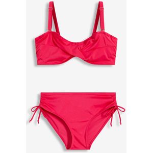Balconette bikini (2-dlg. set) van glanzend materiaal