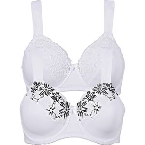 Beugel bh met gewatteerde schouderbandjes (set van 2)