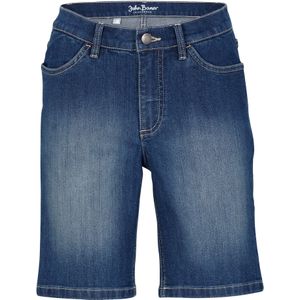 Mid waist jeans bermuda, straight