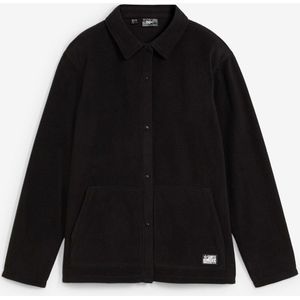 Jongens fleece overshirt met drukknopen