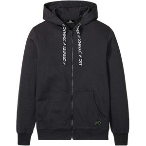 Sweatvest van biologisch katoen met capuchon