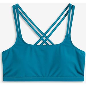 Bralette bikinitop met gekruiste bandjes
