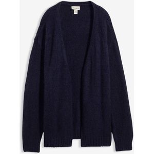 Oversized grof gebreid vest